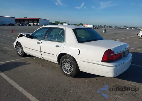 2001 Mercury Grand Marquis Gs z USA, uszkodzony, nr VIN 2MEFM74WX1X634455